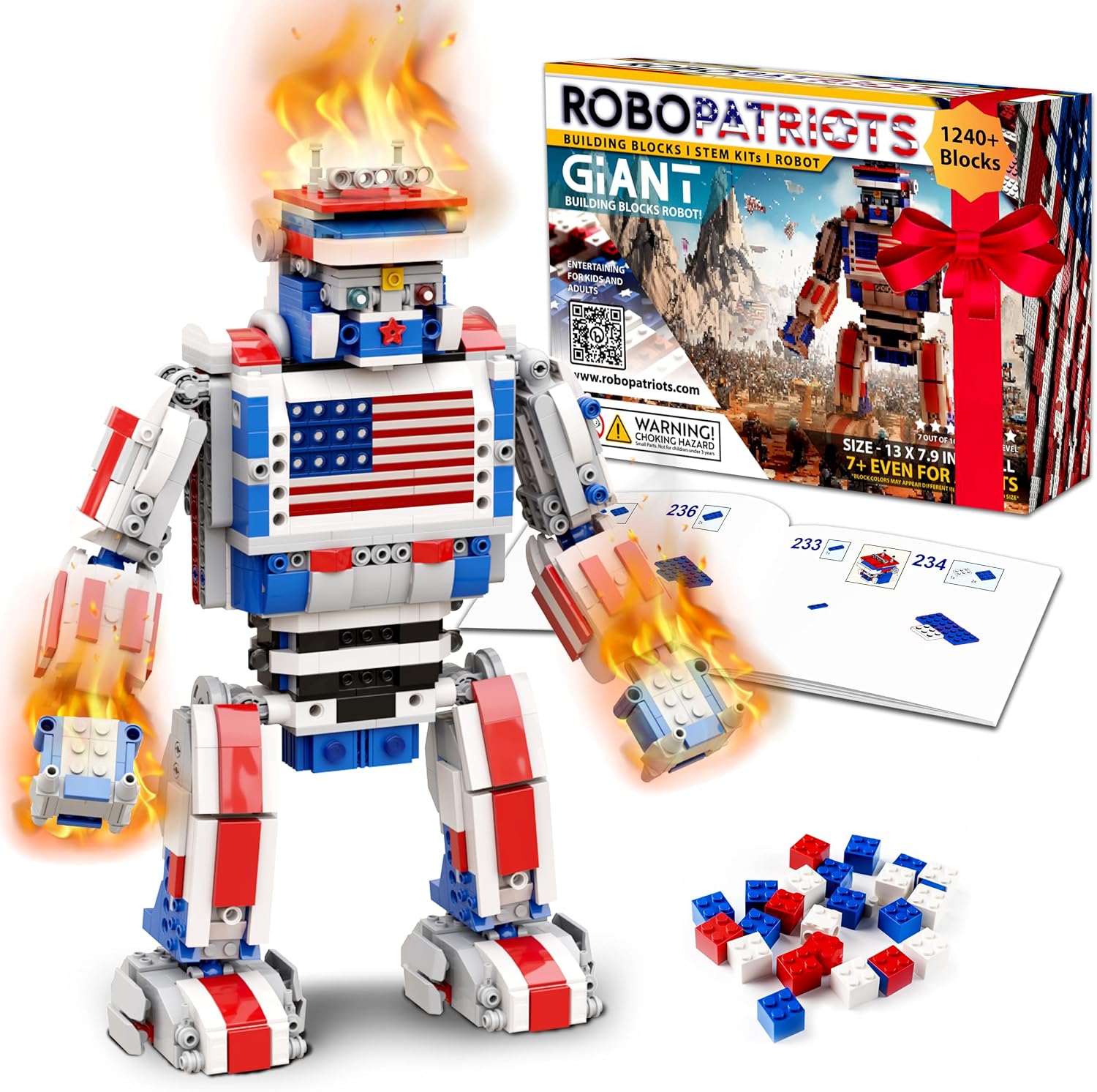 STEM Robot Kit, STEM Toys for 7 Year Old Boys, Transformer Robot Building Kit, STEM Projects for Kids Ages 8-12, STEM Toys for Boys Age 8-12, STEM Legos for Boys Age 8-12, STEM Kits for Kids & Adults