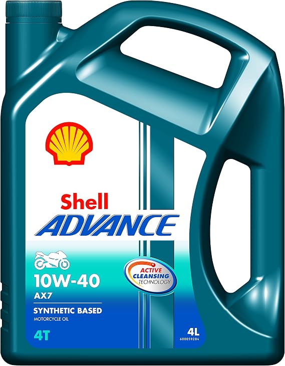 Shell Advance 4T AX7 10W-40, 4 Litre