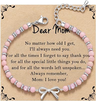 Natural Healing Bracelet for Women, Valentines Day Gifts for Her, Unique Friendship Gift For Best Friend Sister Bestie Mom,Woman Birthday Gifts, Jewelry Gift for Girlfriend Wife