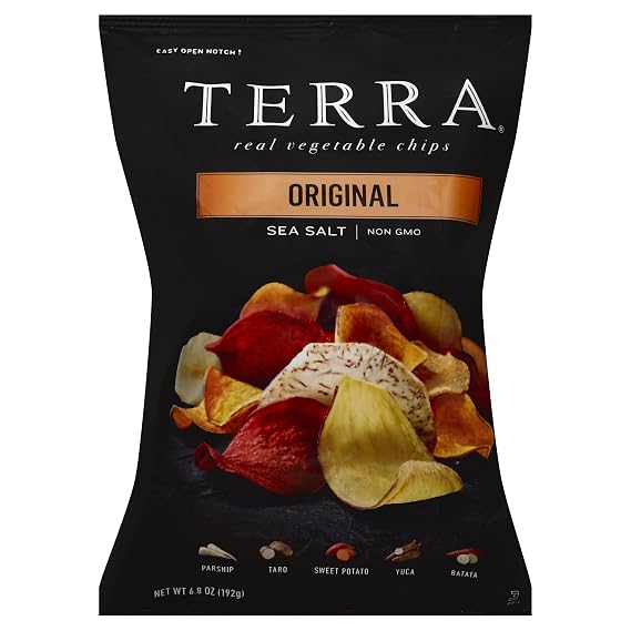 TERRA Vegetable Chips, Original with Sea Salt, 6.8 Ounce