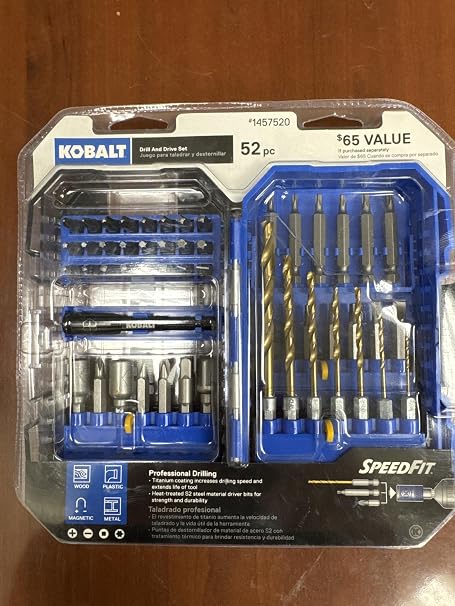 Kobalt Drill & Driver Set - 52pc