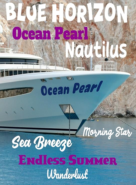 Custom Boat Name Decal - Waterproof UV Resistant Vinyl Name Stickers - Custom Lettering for Boat, Yacht, Jet-Ski, Marine