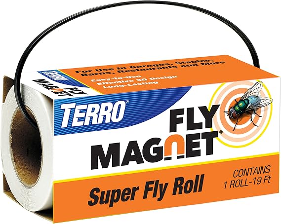 Terro T521 Super Fly Roll Magnet Fly Trap, White