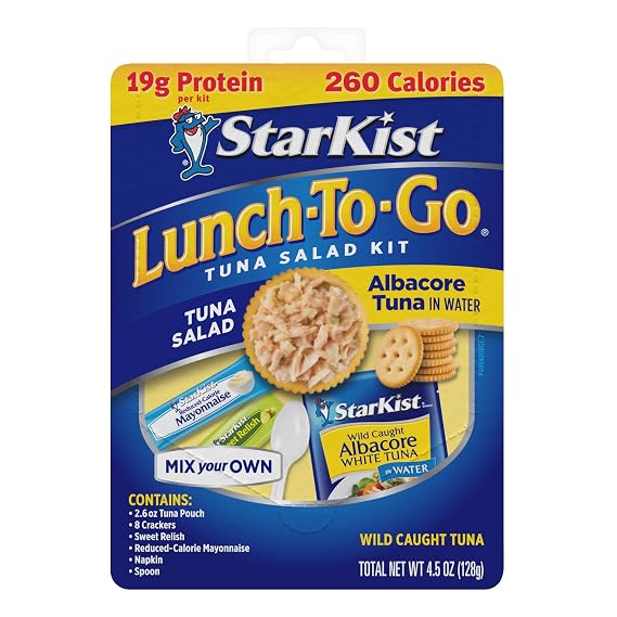 StarKist Lunch-To-Go Albacore Mix Your Own Tuna Salad, 4.5 oz Kit, 1-Pack