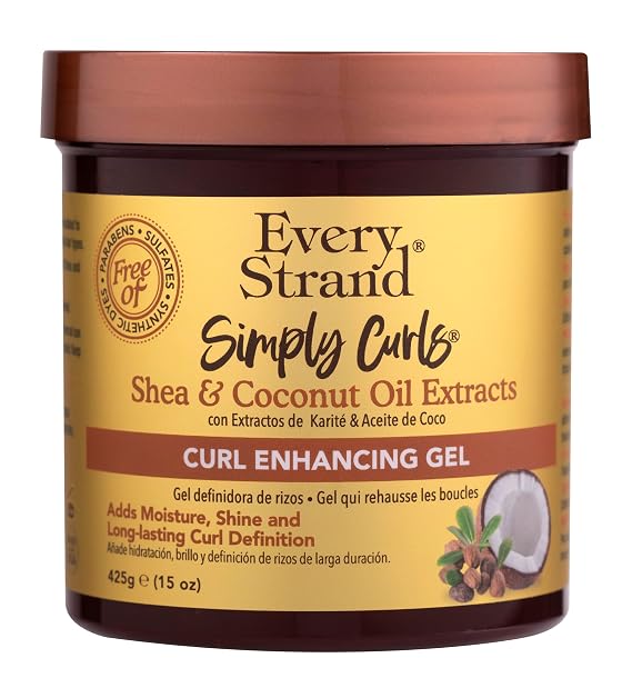 Every Strand Simply Curls Coco Oil/Shea Curl Creme, 15 Ounce