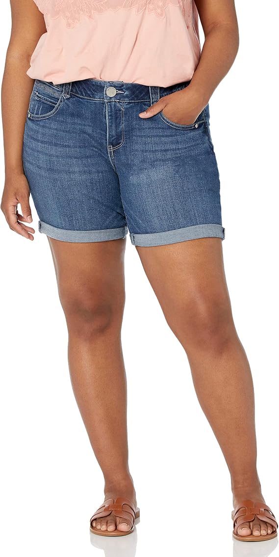 Democracy Women's Ab Solution Plus Size 7" Short