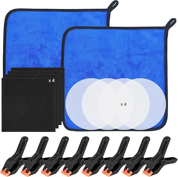 Card Care Clean Kit,4-in-1 Card Cleaning and Card Flattening Kit, Trading Card Cleaning Kit with Fixing Jig and EVA Shaping Foam, Suitable for PSA Rated Card Care
