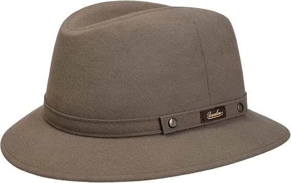 Borsalino Classic Uni Fur Felt Hat Men - Made in Italy