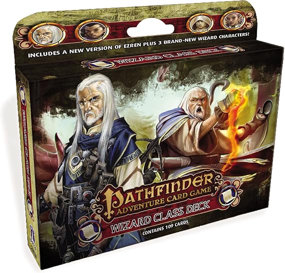 Pathfinder Adventure Card Game Wizard Class Deck, 109 RPG Cards