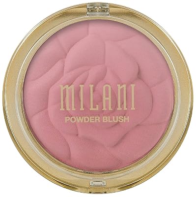 Milani Rose Powder Blush, Romantic Rose [01] 0.60 oz Pack of 2