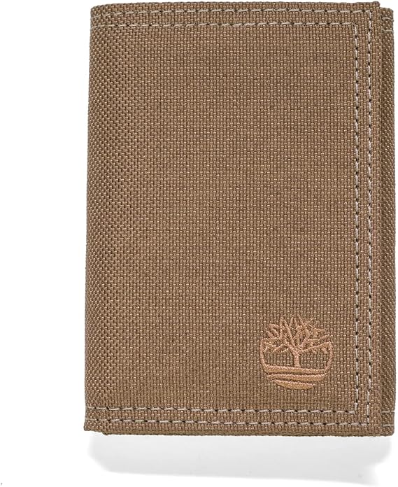 Timberland Men's Nylon Trifold Wallet