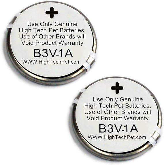 High Tech Pet Single Electronic Collar Battery for Model MS-4 and MS-5, 2-Count
