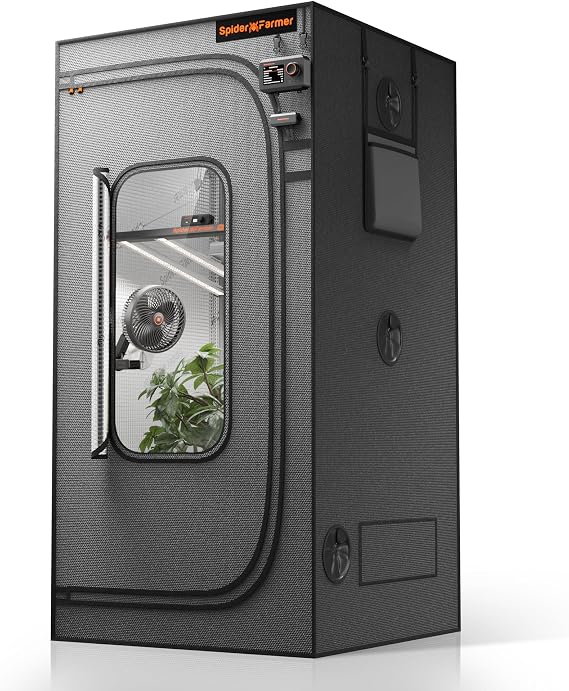 Spider Farmer Mater Series 3x3 Grow Tent, 36"x36"x72" Indoor Plant Growing