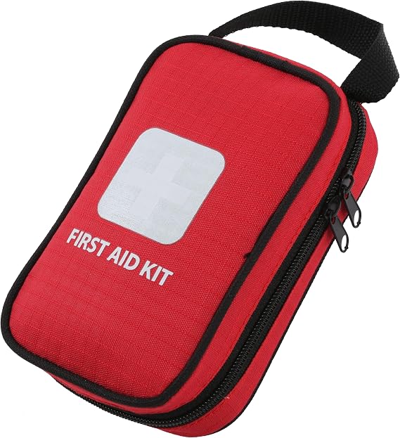 Thrive Compact First Aid Kit, Waterproof, 100-Piece Set | Rip-Stop Nylon Travel Medkit With Wipes And Bandages, Portable Car Kit For Roadside Emergencies