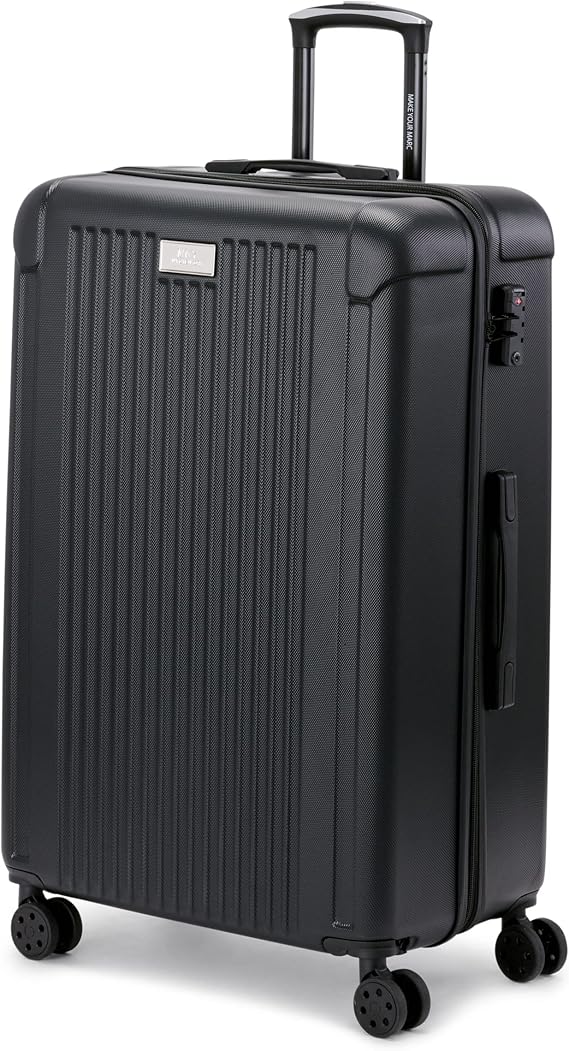 Marc New York Lotus 28" Upright Luggage, Black, Large