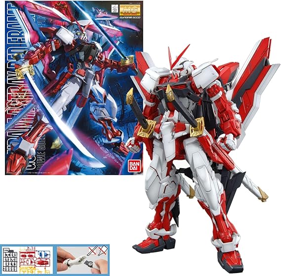 BANDAI Hobby - Gundam Seed Astray - Gundam Astray Red Frame Custom MG 1/100 Model Kit