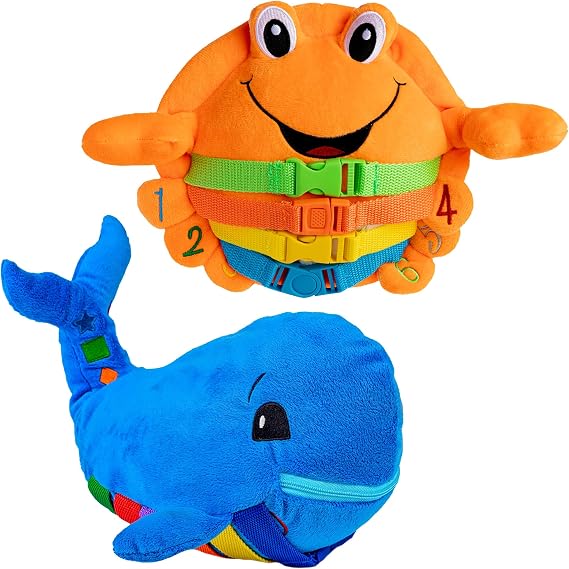 Buckle Toys - Blu Whale and Barney Crab Ocean Buddies Bundle