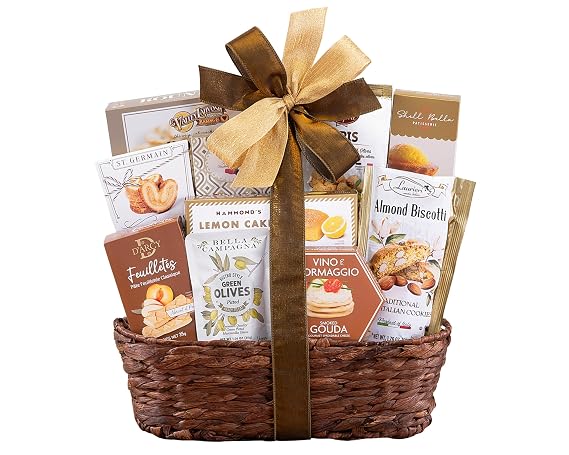 Wine Country Gift Baskets The Bon Appetit Gourmet Gift Basket Gift for Families College Students Appreciation Thank You Congratulations Get Well Soon Care Package