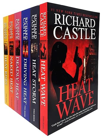 Richard Castle 5 Books Collection Set (Deadly Heat, Frozen Heat, Heat Rises, Naked Heat and Heat Wave)