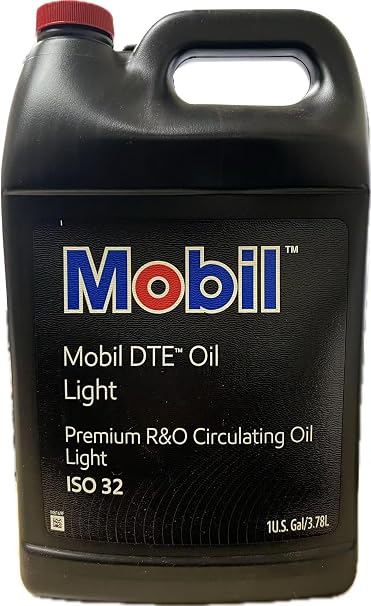 Mobil DTE Oil Light, Premium R&O Circulating Oil, ISO 32, 1 Gallon