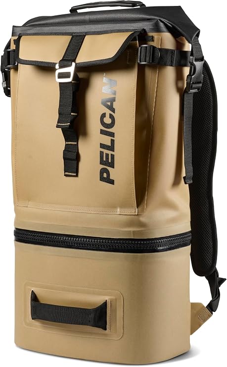 Pelican Dayventure Backpack Soft Cooler | Water-Resistant, Tear-Proof Outer Shell | Padded Shoulder Straps