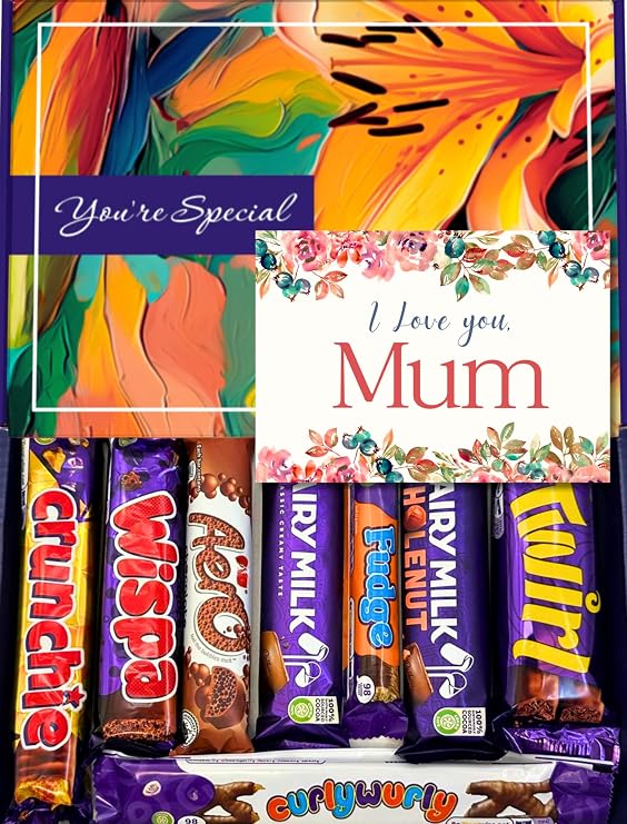 Chocolate Gift Box - Letterbox Hamper - For Kids - Him and Her (Mum)
