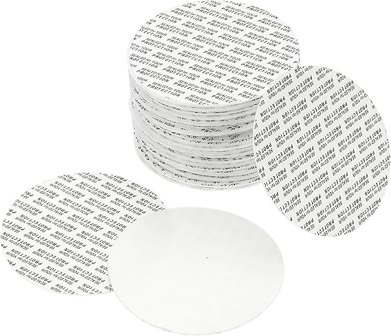 PATIKIL 70mm/2.76" Foam Lid Liner, 200Pack PS Foam Resistant Tamper Pressure Sensitive Seal for Bottle Cap Liners Seals