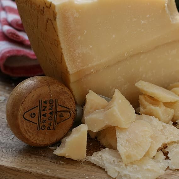 igourmet Grana Padano DOP Stravecchio Oro Del Tempo 24 Month-3 Lb Club Cut (3 pound)