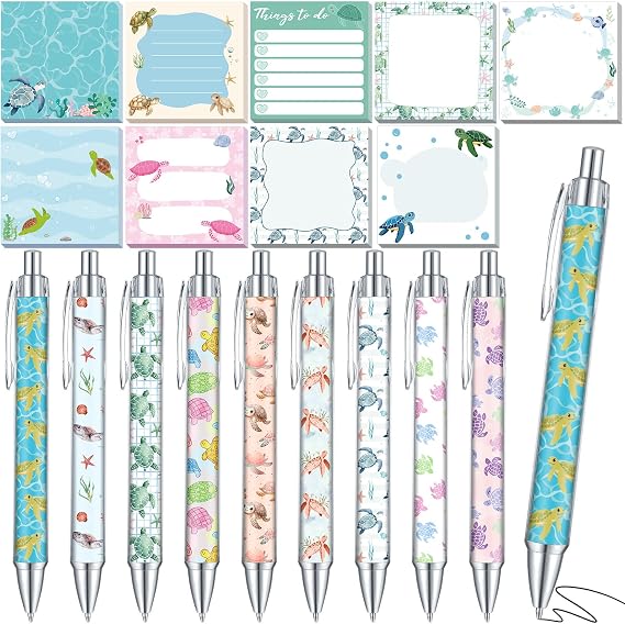 18 Pcs Turtle Desk Accessories