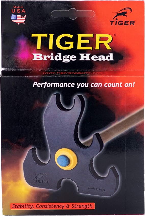Tiger Pool Cue Bridge Head