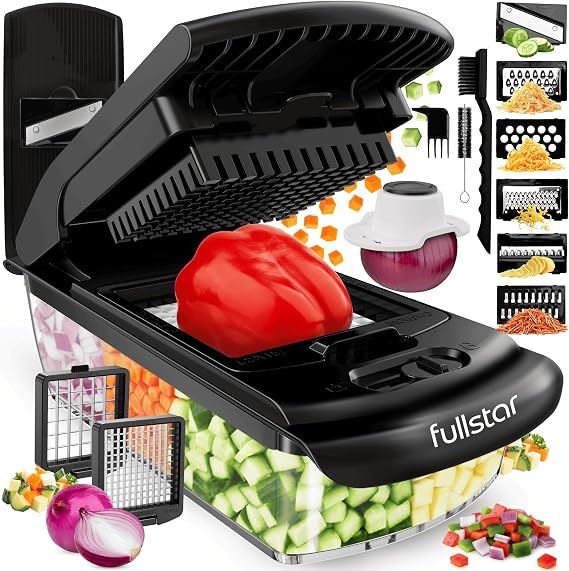 Fullstar Pro Core Vegetable Slicer & Mandolin Vegetable Slicer - 8 Blades