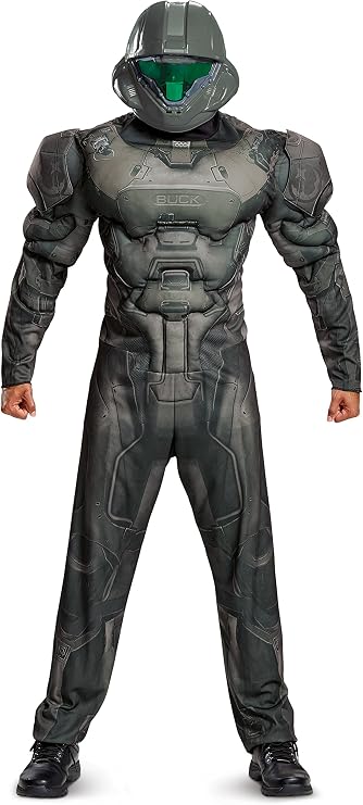 Disguise Men's plus-size Halo Spartan Buck Muscle Adult Costume