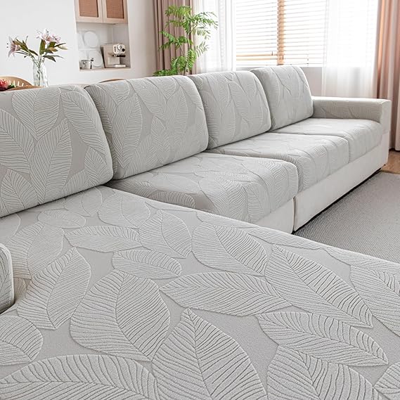 QIANMEW Universal Couch Cushion Covers for Sectional Sofa (1PC Medium)