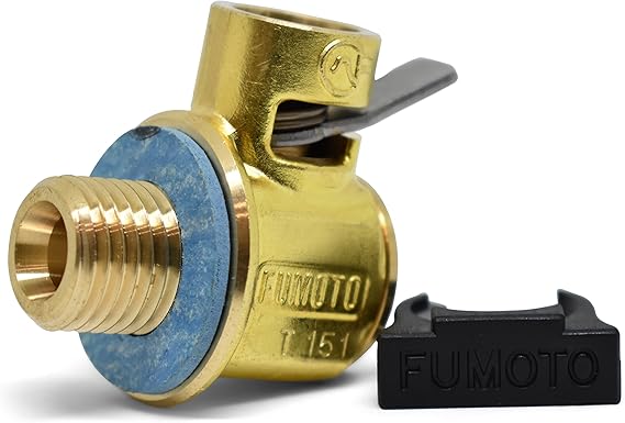 Fumoto Original F-106 with LC-10 Lever Clip F-Series Engine Oil Drain Valve, 1 Pack, Gold