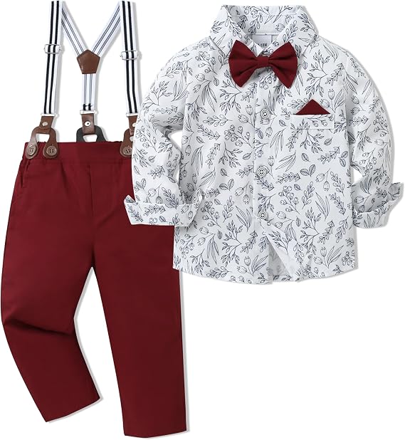 Toddler Baby Boy Clothes Suit 12M-7Y Boys Wedding Formal Outfits