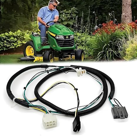 Automotive Rear PTO Clutch Wire Harness GY21127 GY20166 Fits for John Deere 190c L120 L130 LA130 LA140 LA145 LA150 LA155 LA165 LA175 Sabre L2048 L2548 X140 Tractors GY20878 Subs (GY21127)