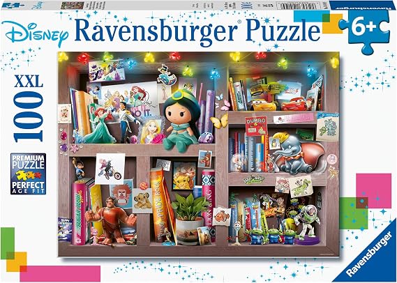 Ravensburger Disney Multicharacter XXL 100 Piece Jigsaw Puzzle for Kids - Every Piece is Unique, Pieces Fit Together Perfectly