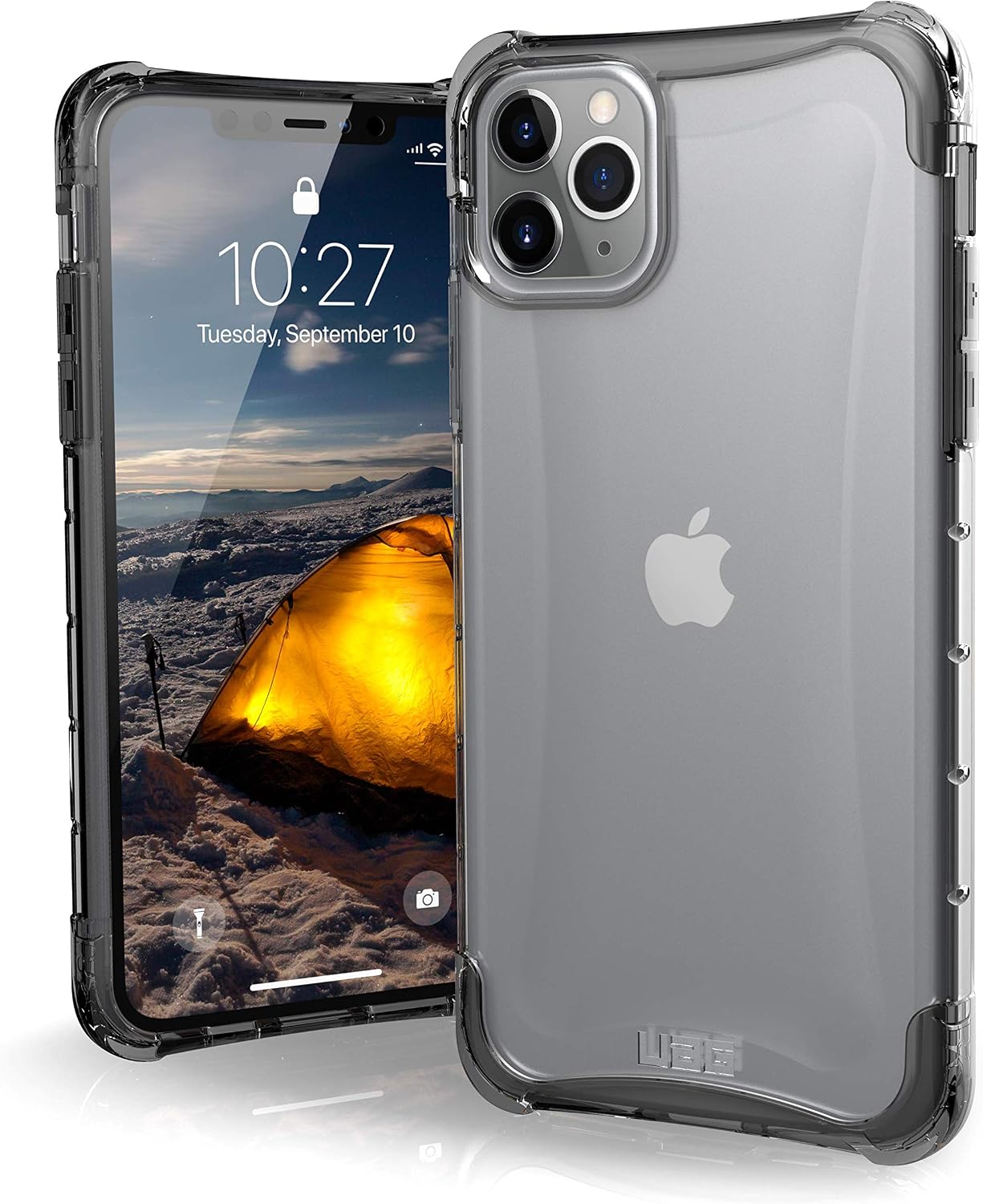 URBAN ARMOR GEAR UAG Designed for iPhone 11 Pro Max [6.5-inch Screen] Case Plyo Feather-Light Rugged Military Drop Tested iPhone Cover, Ice