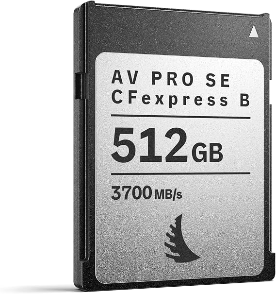 Angelbird AV PRO SE CFexpress B v4 512 GB - CFexpress 4.0 Type B Memory Card - Largest Capacity and Ultra High-Speed - up to 12 K+ RAW Video and Photo