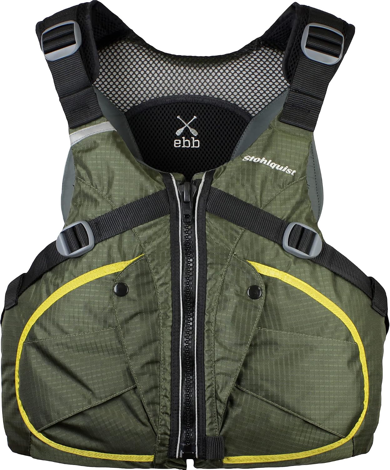 Stohlquist Men's Ebb Lifejacket PFD-Green-XXL
