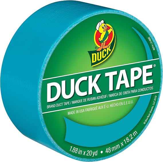 Duck 1265020 1.88" x 20 yd Tranquil Teal Tape, 1.88 Inches x 20 Yards, Multicolor