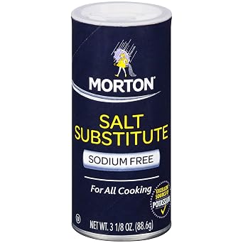 Morton Salt Substitute, Sodium Free, 3.12 Ounce