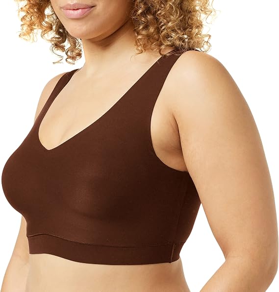 Chantelle Womens Soft Stretch Padded V-Neck Bra Top