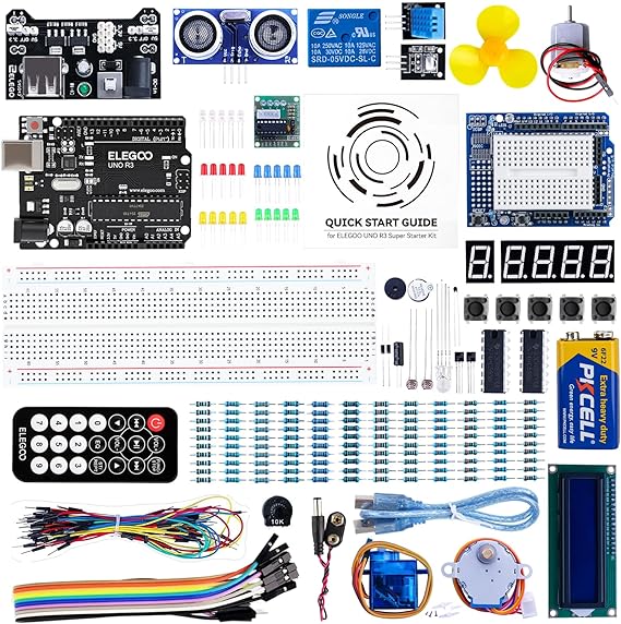 ELEGOO UNO R3 Super Starter Kit Compatible with Arduino IDE Project