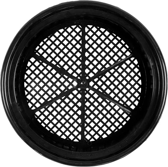 TerraX 13-Inch Gold Classifier with 5/16 Holes (Black) Heavy-Duty Sifter - Made in The USA Durable, Lightweight, Perfect for Gold Panning and Prospecting