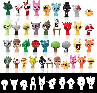 RZM Action Figures - Mystery Box Toys for Kids, Collectible Mini Figures, Mini Dolls for Home Desk Decor, Party Favors, Birthday Gifts for Boys and Girls 48 pcs