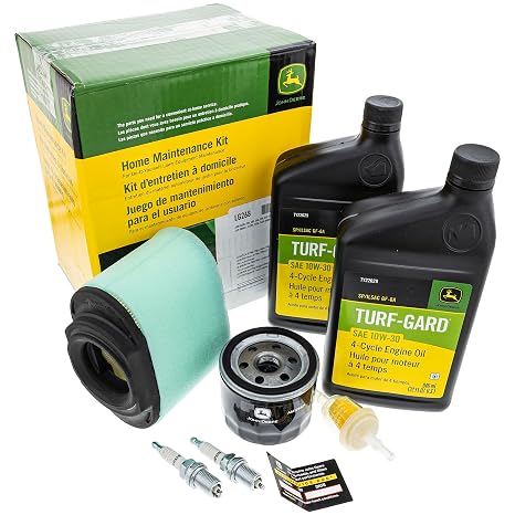 John Deere Original Equipment Maintenance Kit #LG268 | Fits ZTrak w System Stage Snow inch EZTrak 44 42 Z525E Z515E Z425 Z375R Z245 Z225