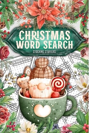 Stocking Stuffers: Christmas Word Search: Fun and Festive Puzzle Book for Kids, Teens, and Adults. A Perfect Gift for the Whole Family (stocking stuffers for adults)