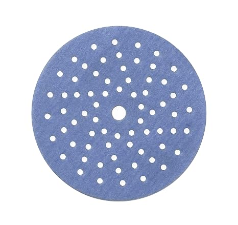 Sunmight Gold 3 Inch 320G Multi-Hole Sanding Discs Hook and Loop Premium Sandpaper Pads for Orbital Sander, Wood, Metal, Auto Body, Paint, Plastic, Dry or Wet Use, Woodworking & Polishing 50 Discs