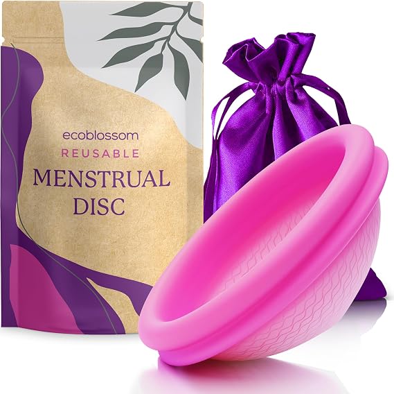 Ecoblossom Menstrual Disc, Reusable Period Disc, Replaces Menstrual Cups